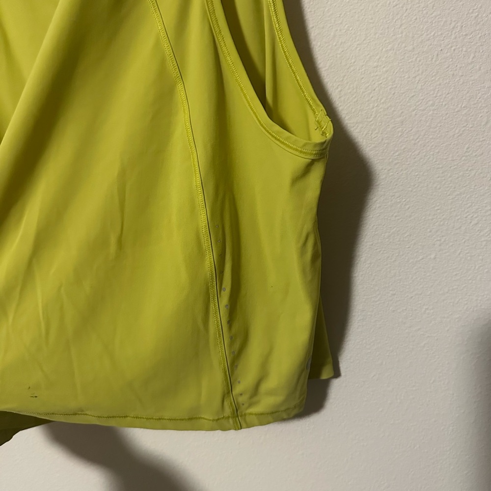 Lululemon Sculpt Tank *Cropped Yellow Pear W1CH5S fits like a 10 - Picture 6 of 8